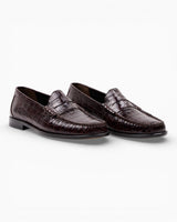Kundura Crocodile Penny Loafer