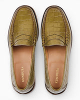 Kundura Crocodile Penny Loafer