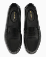 Kundura Penny Leather Loafer Black