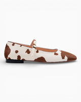 Kundura Pony Ballerina Brown/White