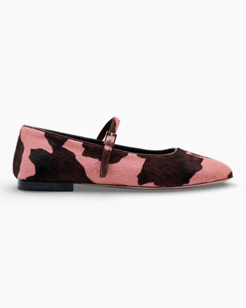 Kundura Pony Ballerina Pink/Brown