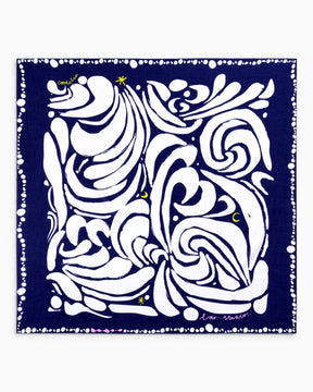 Lar Studio Cordelia Pareo 135 x 135 Navy