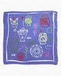 Lar Studio Etruscan 55x55 Fular Blue