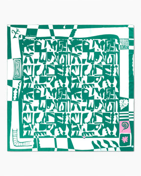 Lar Studio Grass Seeds Pareo 135 x 135 Multicolor