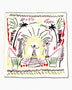 Lar Studio Jardin Paradis Scarf 65x65 Fular Multicolor