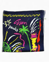 Lar Studio Jardin Paradise Navy 55x55 Fular