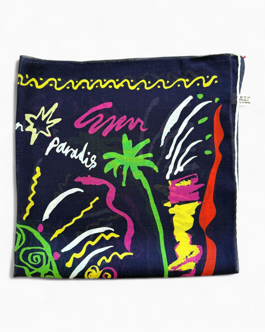 Lar Studio Jardin Paradise Navy 55x55 Fular