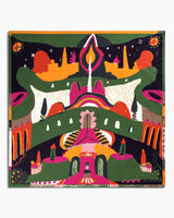 Lar Studio Labyrinth of Horta Pareo 135 x 135 Multicolor