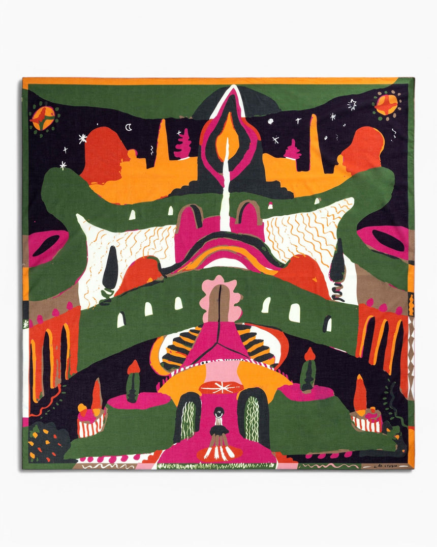 Lar Studio Labyrinth of Horta Pareo 135 x 135 Multicolor