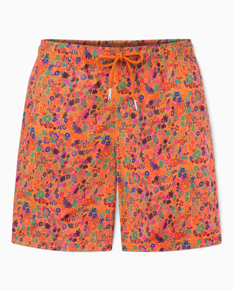 Lar Studio Les Fleurs Erkek Deniz Şortu Multicolor