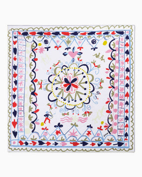 Lar Studio Matrimonio Pareo 135 x 135 White