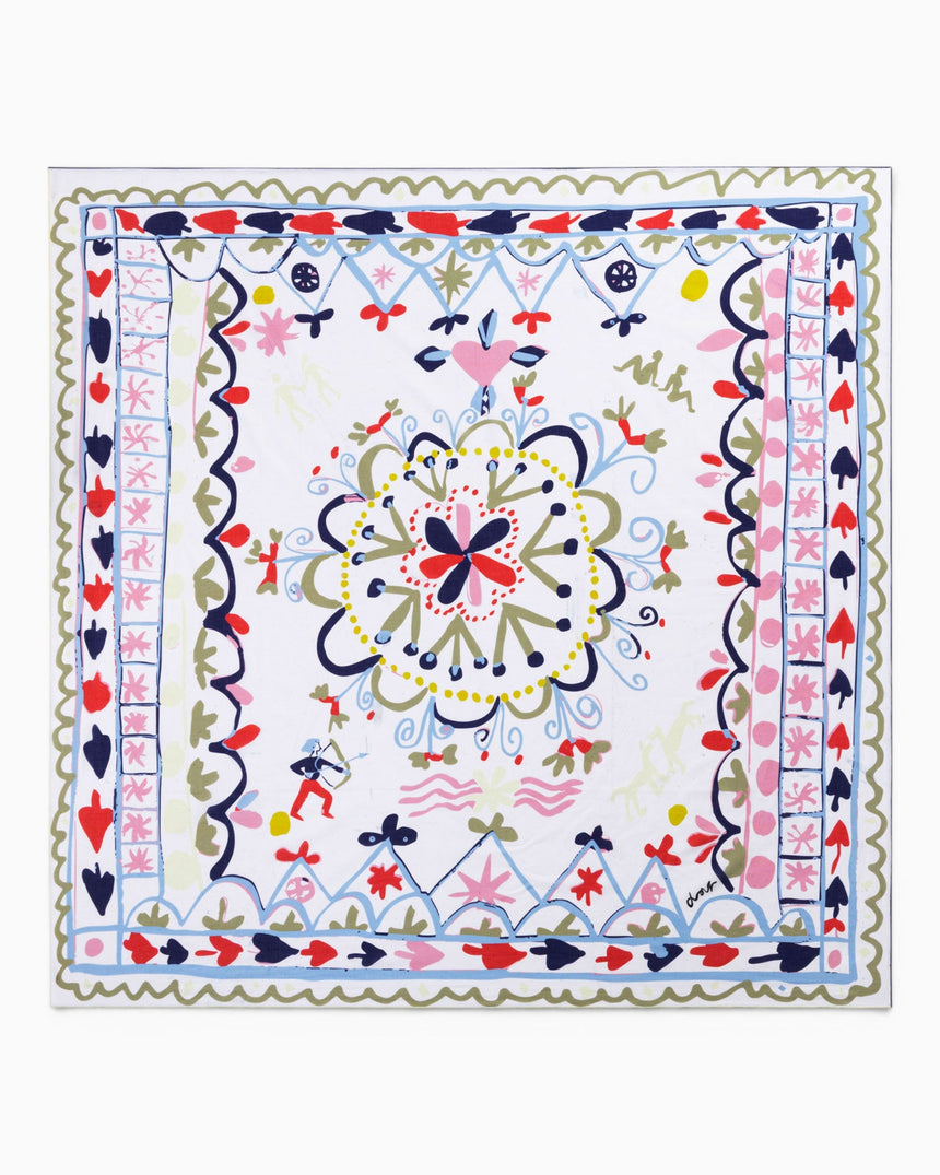 Lar Studio Matrimonio Pareo 135 x 135 White