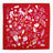 Lar Studio Narnia 52 x 52 Bandana Red