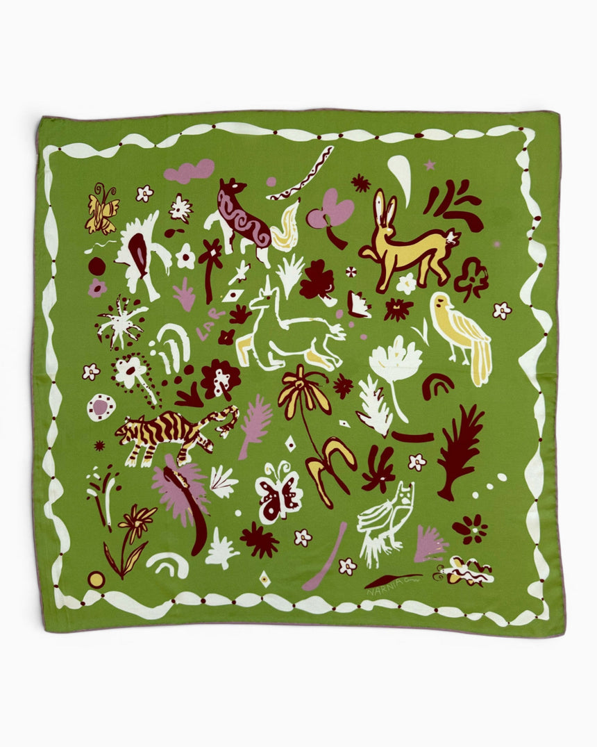 Lar Studio Narnia 62 x 62 Fular Green
