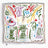 Lar Studio Palace 62 x 62 Fular Multicolor