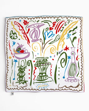 Lar Studio Palace 62 x 62 Fular Multicolor