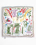 Lar Studio Palace 62 x 62 Fular Multicolor