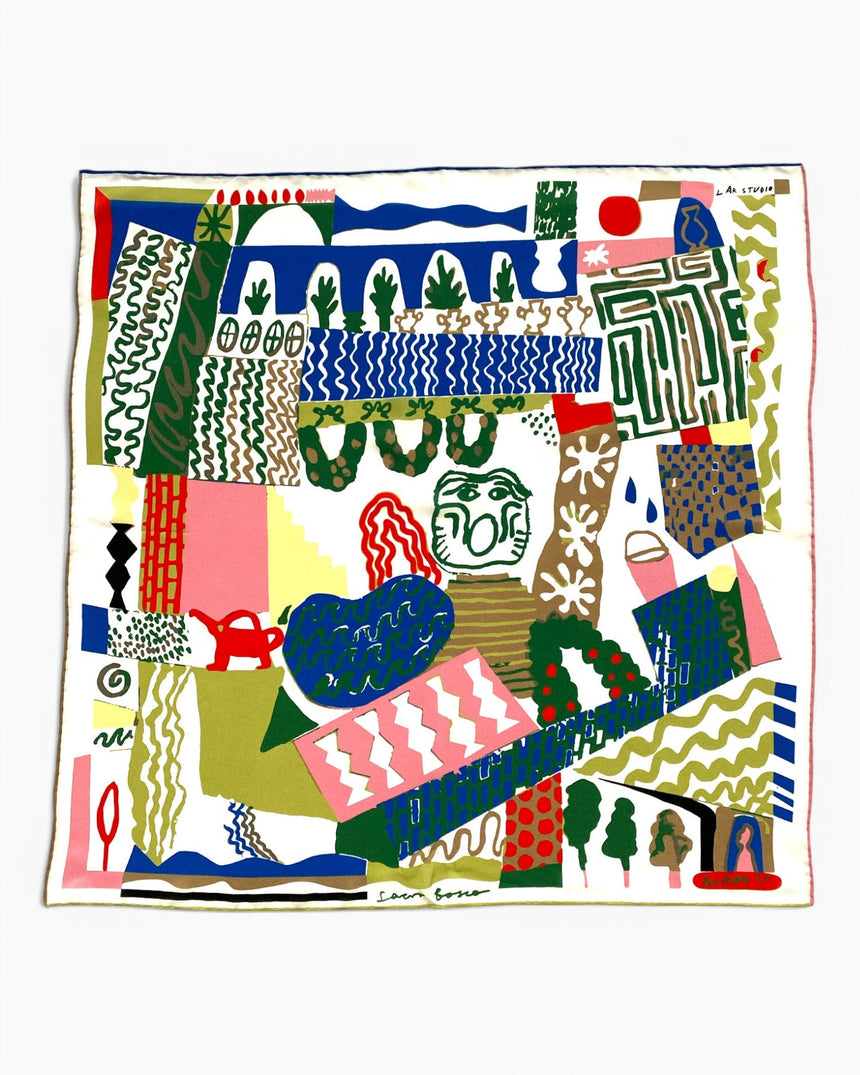 Lar Studio Sacro Bosco Scarf 65x65 Fular Multicolor