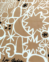 Lar Studio Stars and Sparks Beige 55x55 Fular
