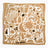 Lar Studio Stars and Sparks Beige 55x55 Fular Beige