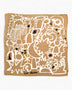 Lar Studio Stars and Sparks Beige 55x55 Fular Beige