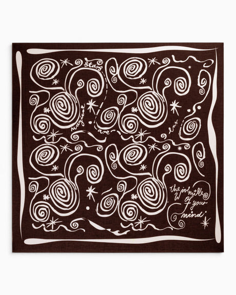 Lar Studio Stars Pareo 135 x 135 Brown