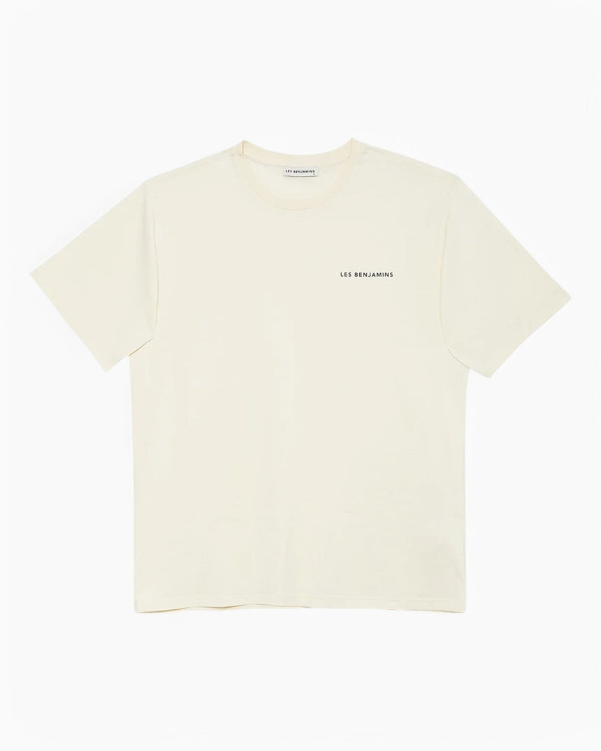 Les Benjamins Erkek Short Sleeve Tee Off White