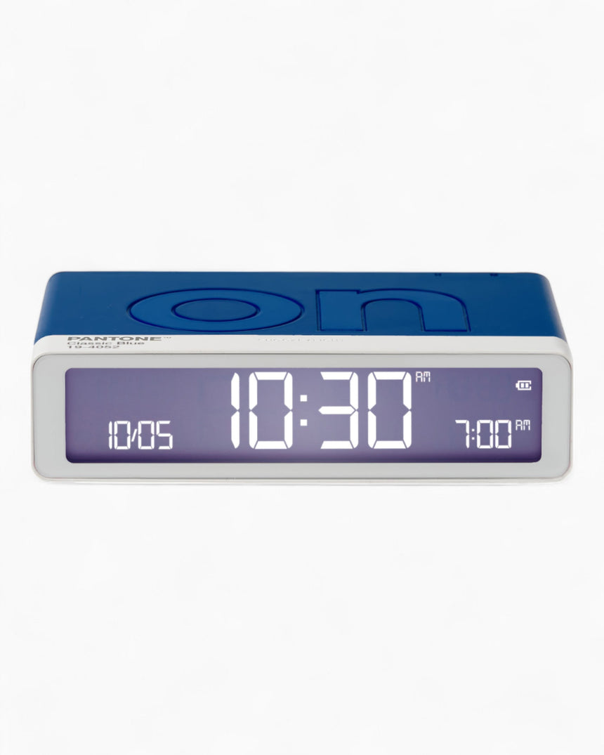Lexon Lexon x Pantone Flip Alarm Saat Mavi