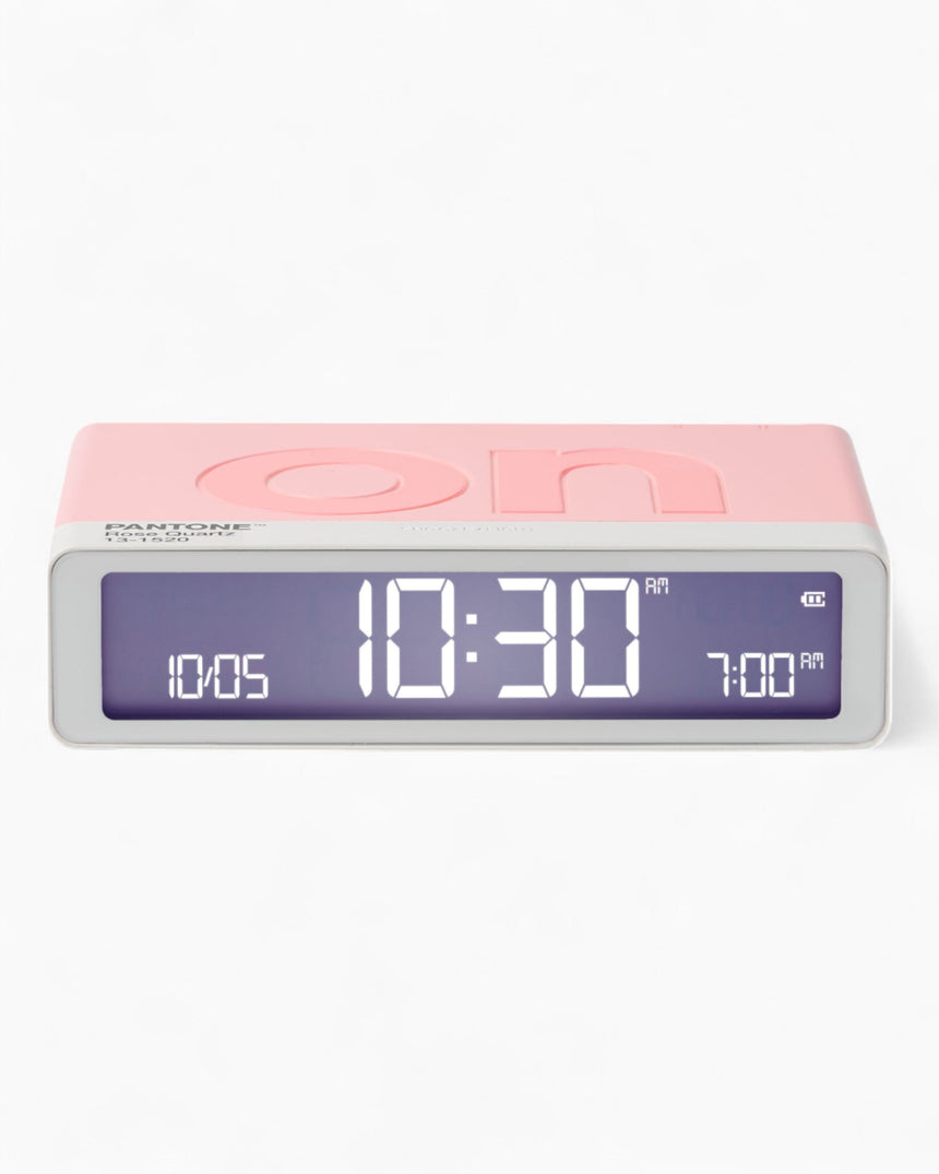 Lexon Lexon x Pantone Flip Alarm Saat Pembe