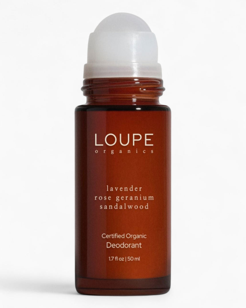 Loupe DEO12 - Sertifikalı Organik Roll-on Deodorant | Lavanta-Itır Çiçeği-Sandal Ağacı