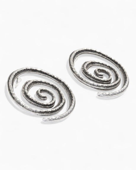 Ma Soeur Et Moi Spiral Earring Small Silver