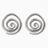 Ma Soeur Et Moi Spiral Earring Small Silver