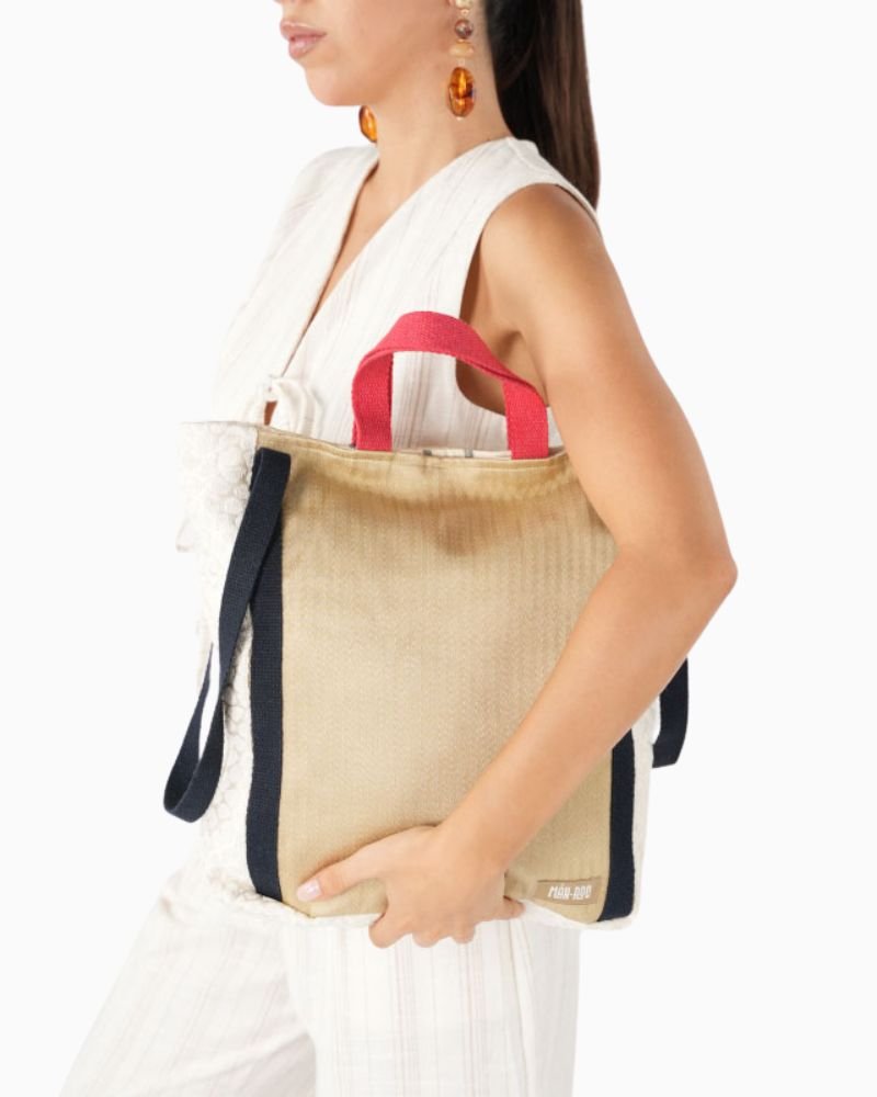 Mah-roc Patchwork Tote Gold