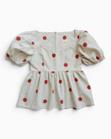 Mama in Love Clara Spotty Kadın Bluz Krem/Kiremit