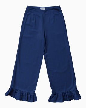 Mama in Love Frill Kadın Pantolon Lacivert