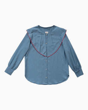 Mama in Love Vera Kadın Gömlek Mavi