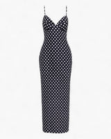 Miaou Florence Dress Black & White Poka Dot