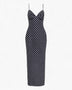 Miaou Florence Dress Black & White Poka Dot