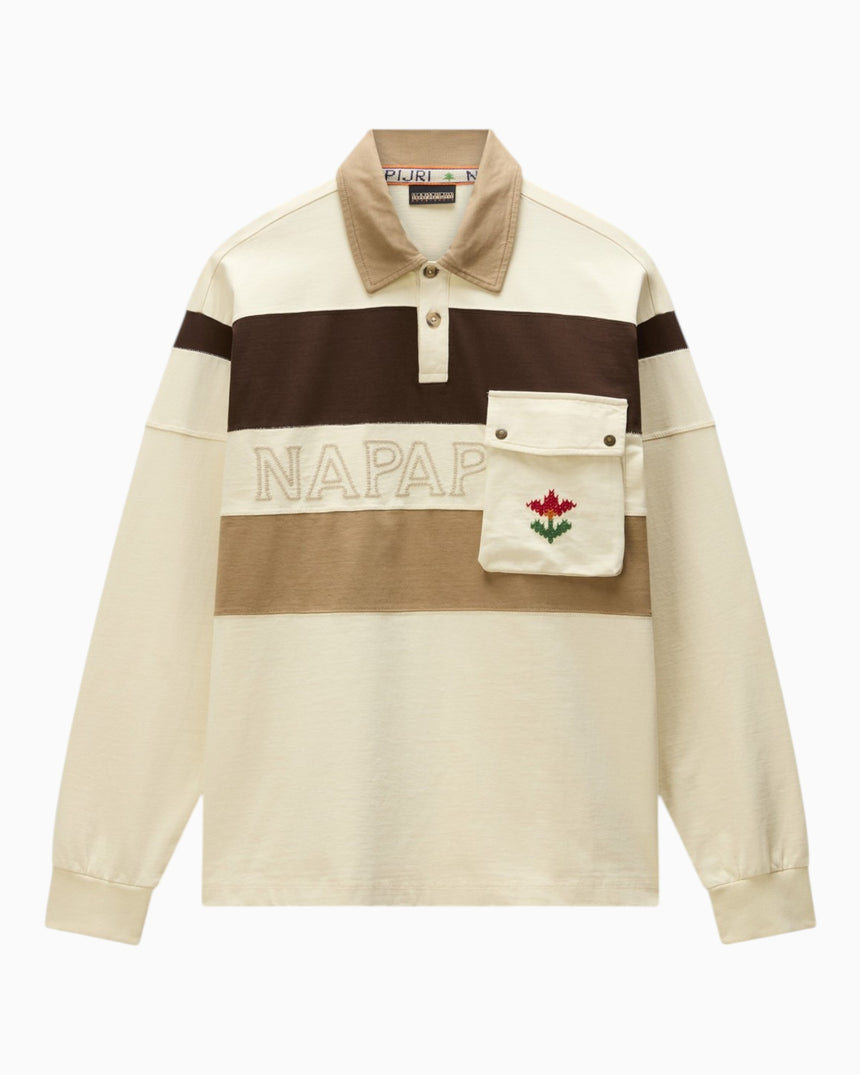 Bloom Jersey Long-Sleeve Erkek Polo T-Shirt