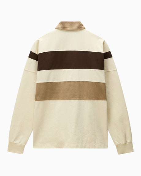 Napapijri Bloom Jersey Long-Sleeve Erkek Polo T-Shirt Beige N5E