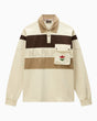 Napapijri Bloom Jersey Long-Sleeve Erkek Polo T-Shirt Beige N5E