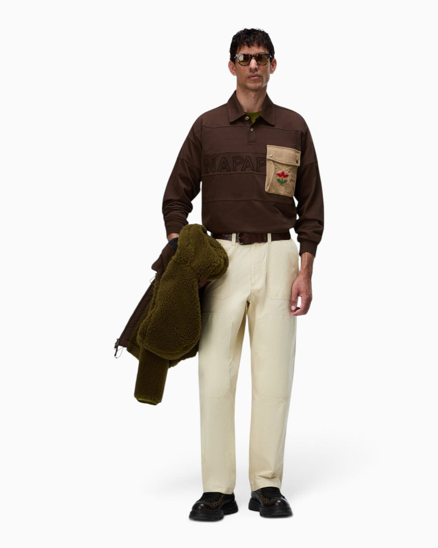 Napapijri Bloom Jersey Long-Sleeve Erkek Polo T-Shirt
