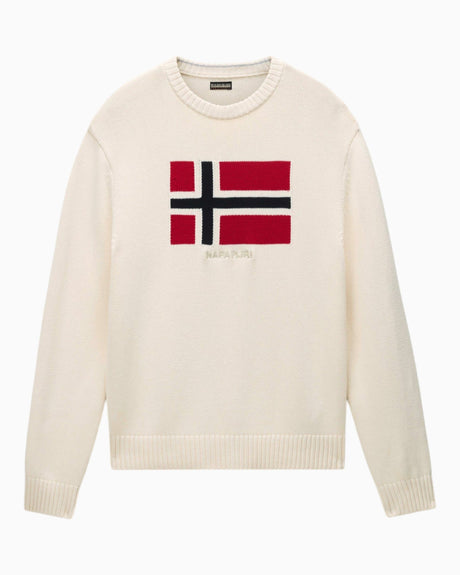 Napapijri Mura Erkek Kazak Beige Dimity
