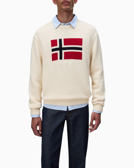 Napapijri Mura Erkek Kazak Beige Dimity