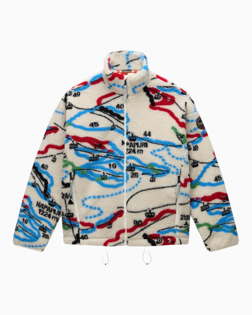 Napapijri T-Fiemme Erkek Sweatshirt AOP FZE