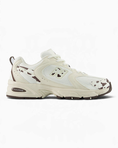 New Balance 530 Kadın Sneaker Beige / Cream Cow Print