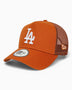 New Era LA Dodgers League Essential Trucker Şapka Orange