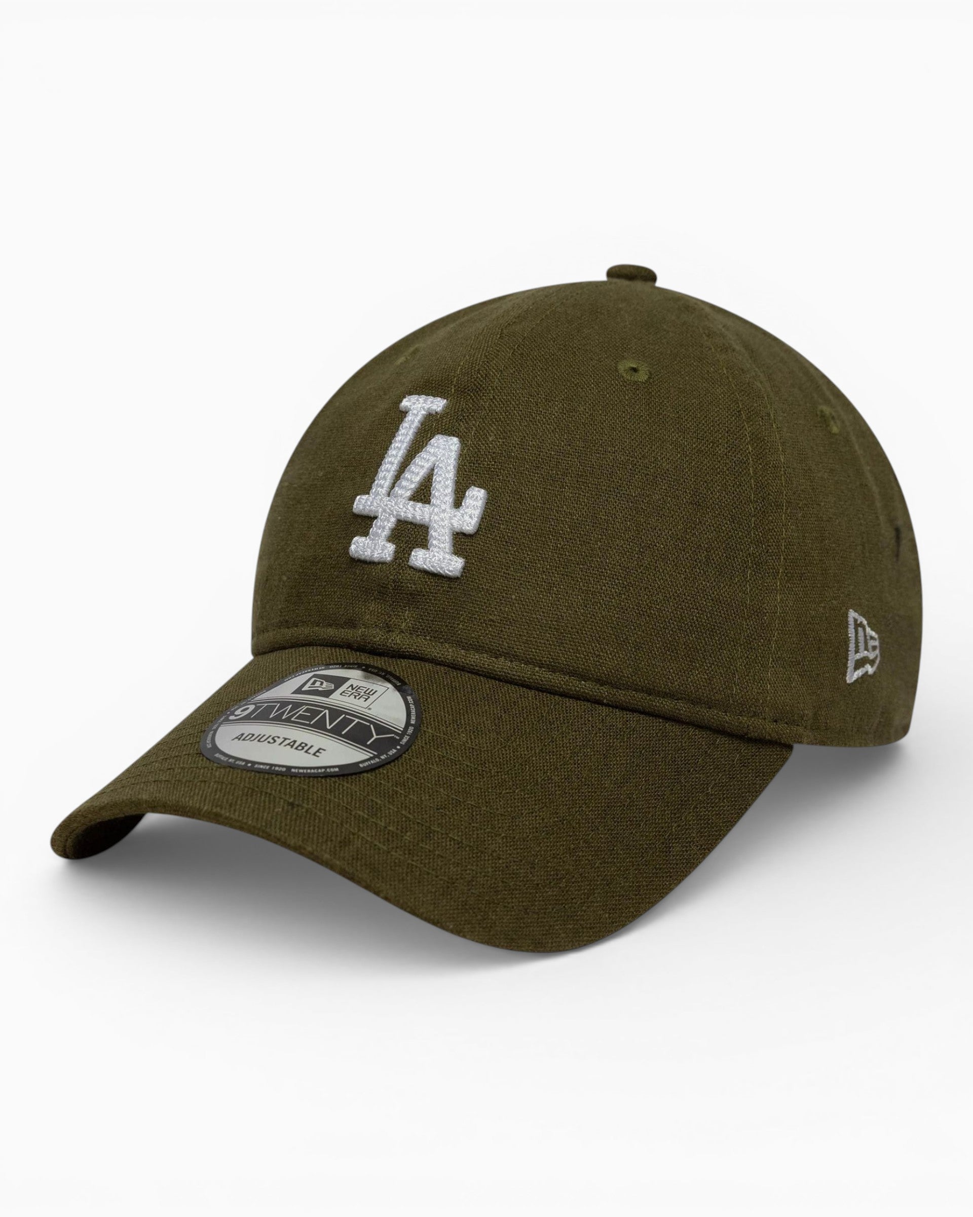 New Era LA Dodgers Linen 9TWENTY Adjustable Şapka - vitruta