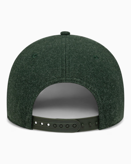 New Era LA Dodgers Melton Wool 9FORTY Şapka Green