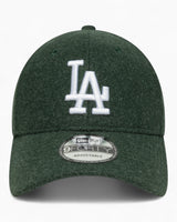 New Era LA Dodgers Melton Wool 9FORTY Şapka Green